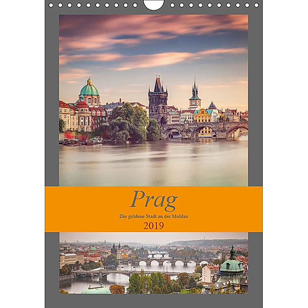 Prag - Die goldene Stadt an der Moldau (Wandkalender 2019 DIN A4 hoch), Thomas Deter