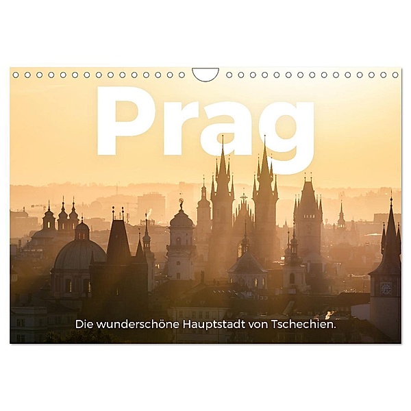 Prag - Die wunderschöne Hauptstadt von Tschechien. (Wandkalender 2024 DIN A4 quer), CALVENDO Monatskalender, M. Scott