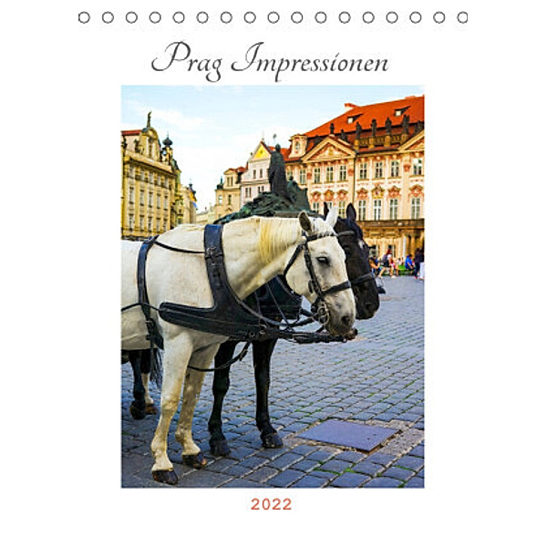Prag Impressionen (Tischkalender 2022 DIN A5 hoch), Julia Wankmüller