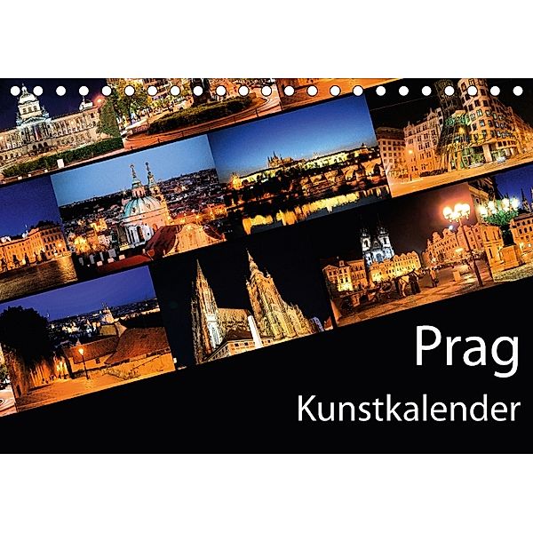 Prag Kunstkalender (Tischkalender 2018 DIN A5 quer), Gregor Müller