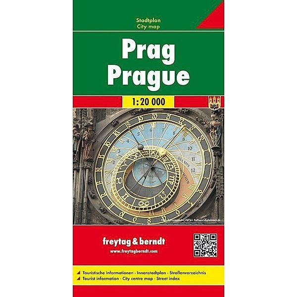 Prag, Stadtplan 1:20.000. Praha. Praag; Prague, Freytag-Berndt und Artaria KG