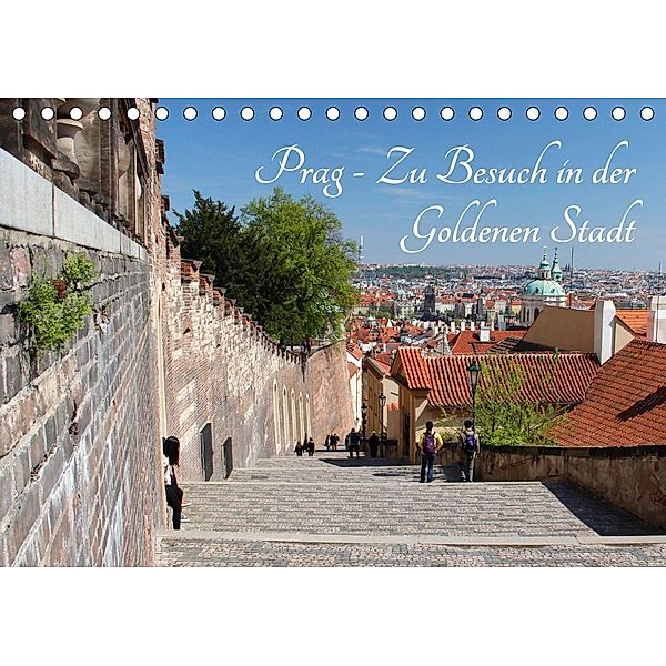 Prag - Zu Besuch in der Goldenen Stadt (Tischkalender 2021 DIN A5 quer), Rabea Albilt