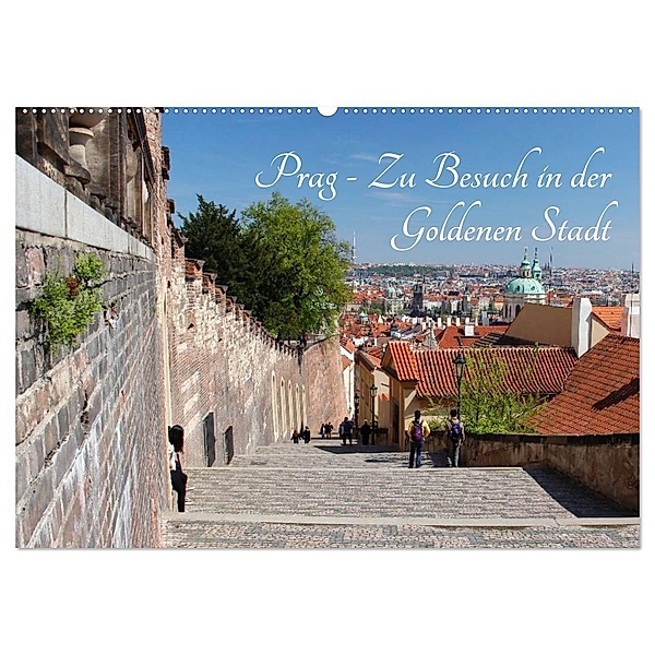 Prag - Zu Besuch in der Goldenen Stadt (Wandkalender 2024 DIN A2 quer), CALVENDO Monatskalender, Rabea Albilt
