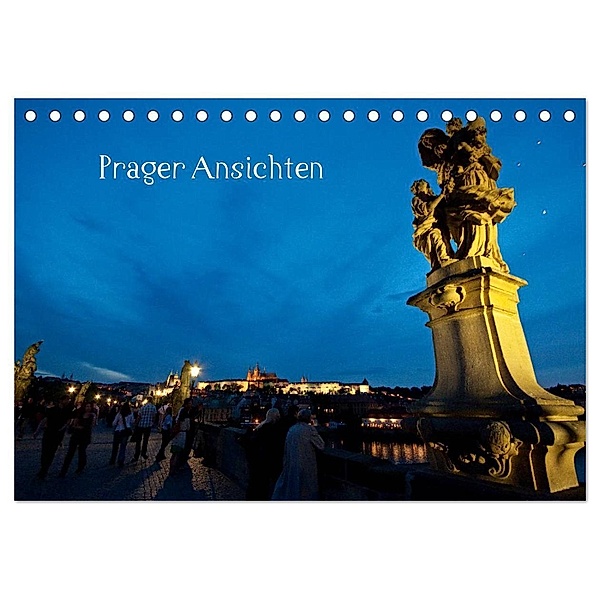 Prager Ansichten (Tischkalender 2024 DIN A5 quer), CALVENDO Monatskalender, Michaela Schneider www.ich-schreibe.com