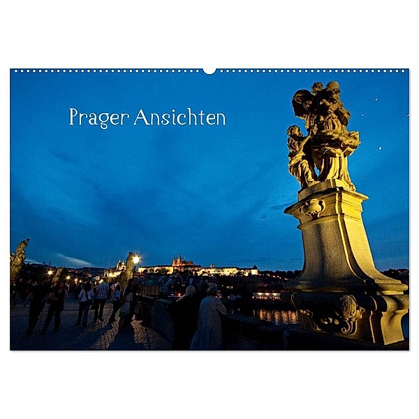 Prager Ansichten (Wandkalender 2024 DIN A2 quer), CALVENDO Monatskalender, Michaela Schneider www.ich-schreibe.com