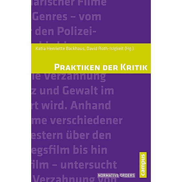 Praktiken der Kritik / Normative Orders Bd.17