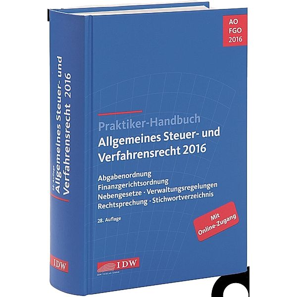 Praktiker-Handbuch Allgemeines Steuer- und Verfahrensrecht 2016