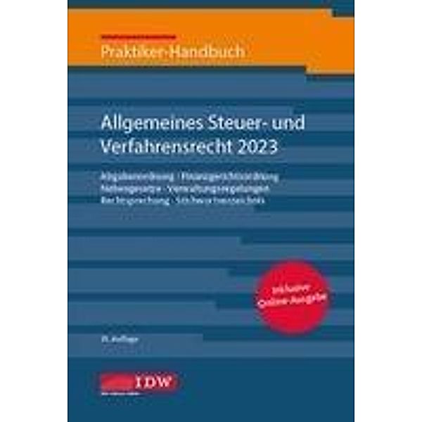 Praktiker-Handbuch Allgemeines Steuer-und Verfahrensrecht 2023, m. 1 Buch, m. 1 E-Book