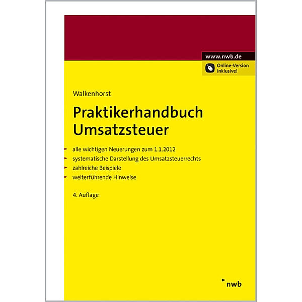 Praktikerhandbuch Umsatzsteuer, Ralf Walkenhorst