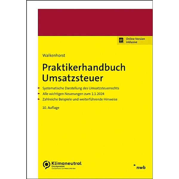 Praktikerhandbuch Umsatzsteuer, Ralf Walkenhorst