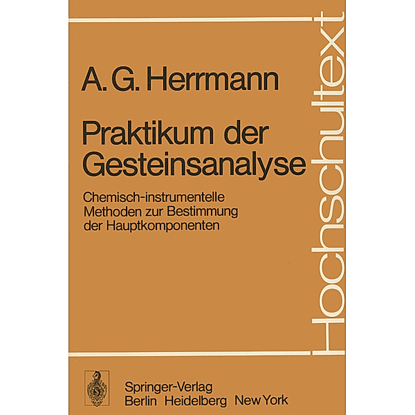 Praktikum der Gesteinsanalyse, A.G. Herrmann