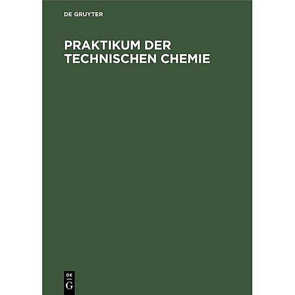 Praktikum der Technischen Chemie, Franz Patat, Kurt Kirchner