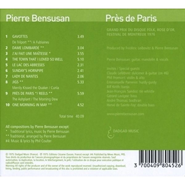 PraS De Paris, Pierre Bensusan