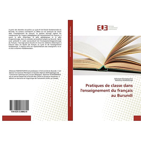 Pratiques de classe dans l'enseignement du français au Burundi, Athanase Nsengiyumva, Melchior Ntahonkiriye