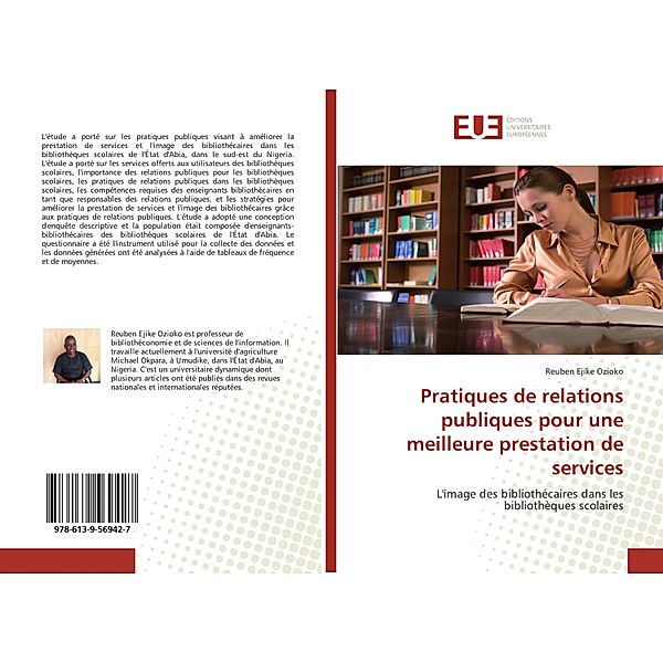 Pratiques de relations publiques pour une meilleure prestation de services, Reuben Ejike Ozioko