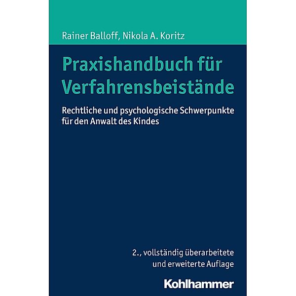 Praxishandbuch für Verfahrensbeistände, Rainer Balloff, Nikola Koritz