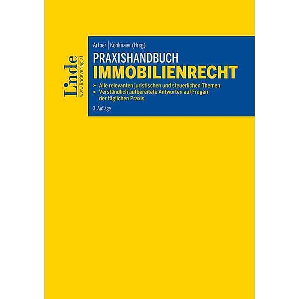 Praxishandbuch Immobilienrecht, Karin Fuhrmann, Gerald Hubner, Wolfgang Kleewein, Christoph Kothbauer, Klaus Pfeiffer, Daniel Richter, Spruzina