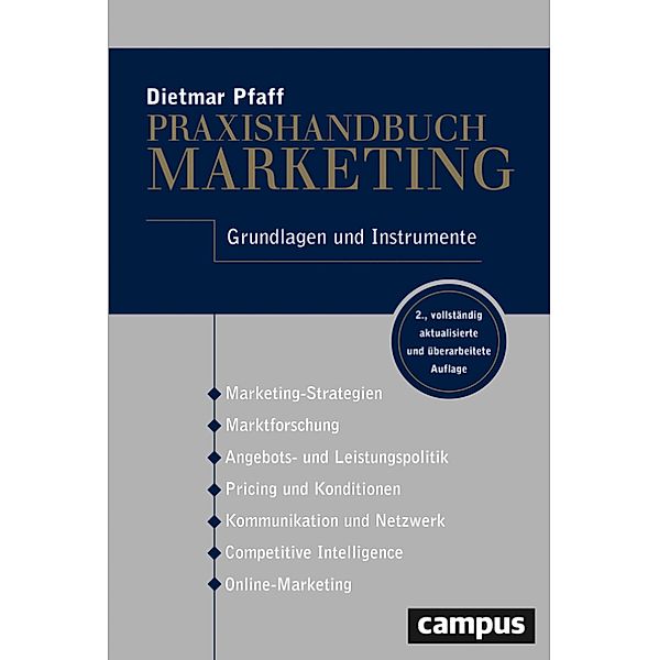 Praxishandbuch Marketing, Dietmar Pfaff
