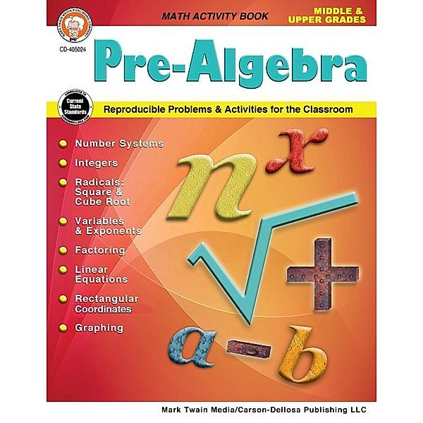 Pre-Algebra, Grades 5 - 12, Myrl Shireman