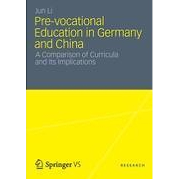 Pre-vocational Education in Germany and China, Jun Li