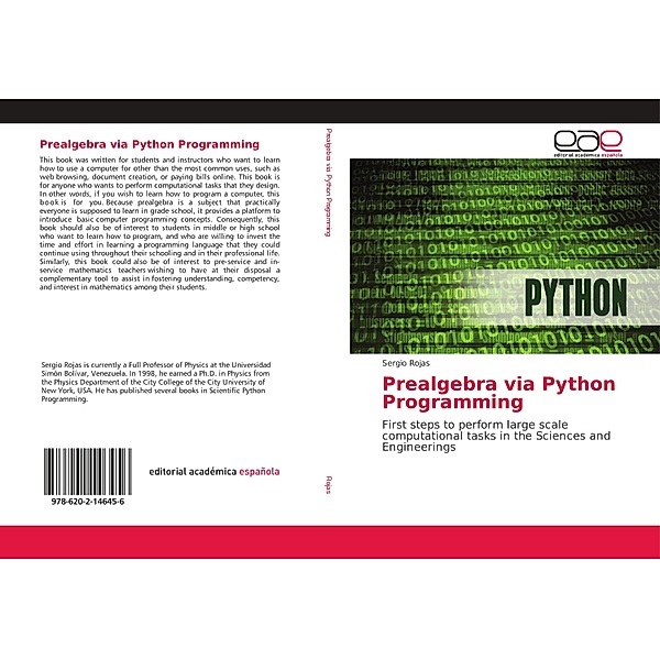 Prealgebra via Python Programming, Sergio Rojas