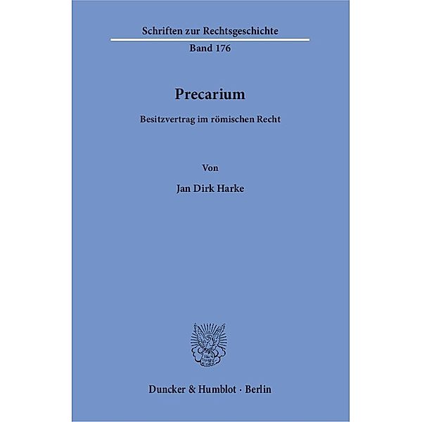 Precarium, Jan D. Harke