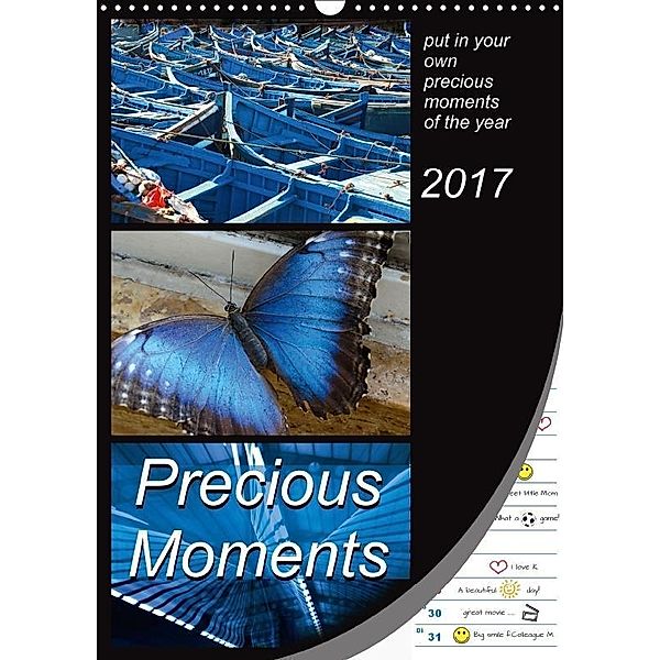 Precious Moments - put in your own precious moments (Wall Calendar 2017 DIN A3 Portrait), Mowaru