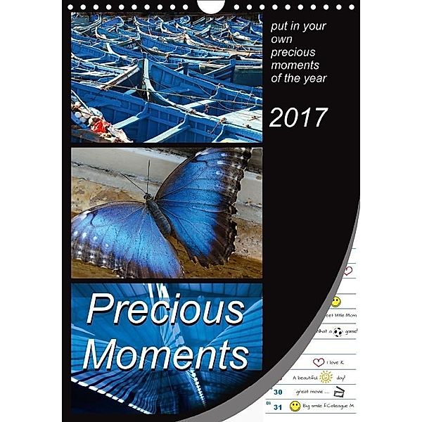Precious Moments - put in your own precious moments (Wall Calendar 2017 DIN A4 Portrait), Mowaru