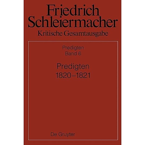 Predigten 1820-1821, Friedrich Schleiermacher