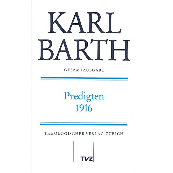 Predigten 1916, Karl Barth