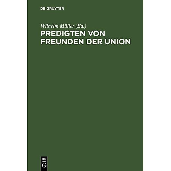 Predigten von Freunden der Union