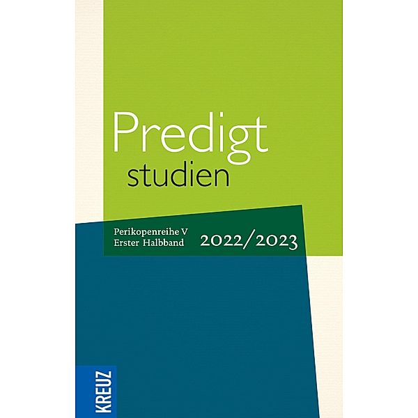 Predigtstudien 2022/2023 - 1. Halbband