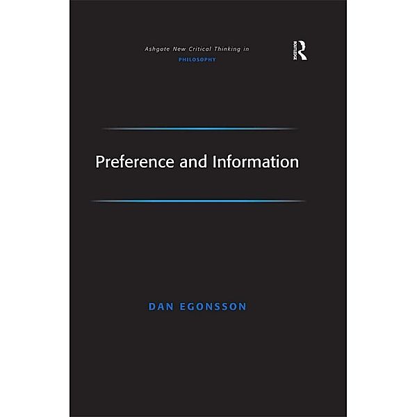 Preference and Information, Dan Egonsson