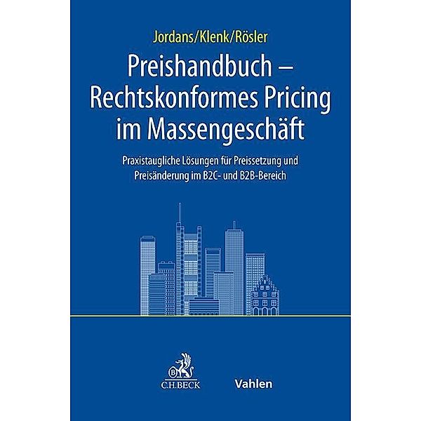 Preishandbuch - Rechtskonformes Pricing im Massengeschäft