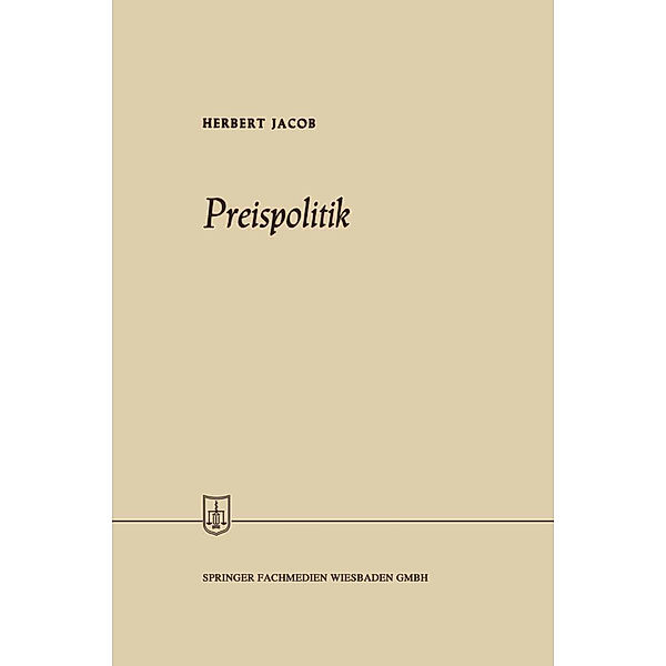 Preispolitik, Herbert Jacob