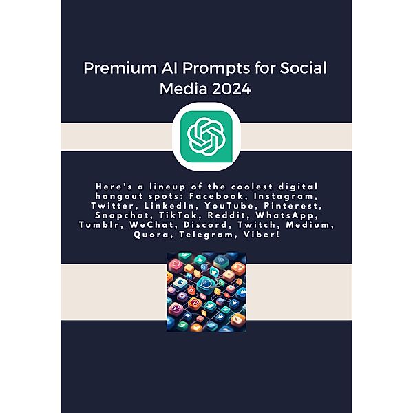 premium A.i prompts for social media 2024 Ready to use, >>Amine >Bouzia