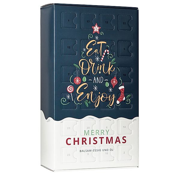 Premium Balsam-Essig- & Öl-Adventskalender (24 x 20ml)