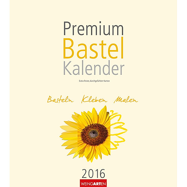 Premium Bastelkalender champagner 2016