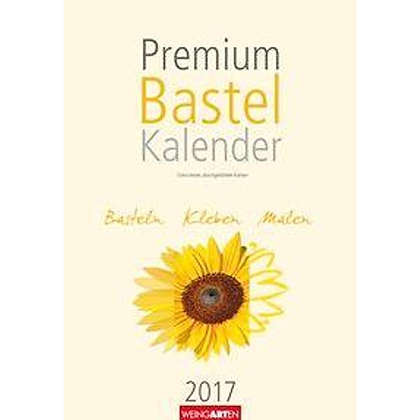 Premium Bastelkalender champagner 2017