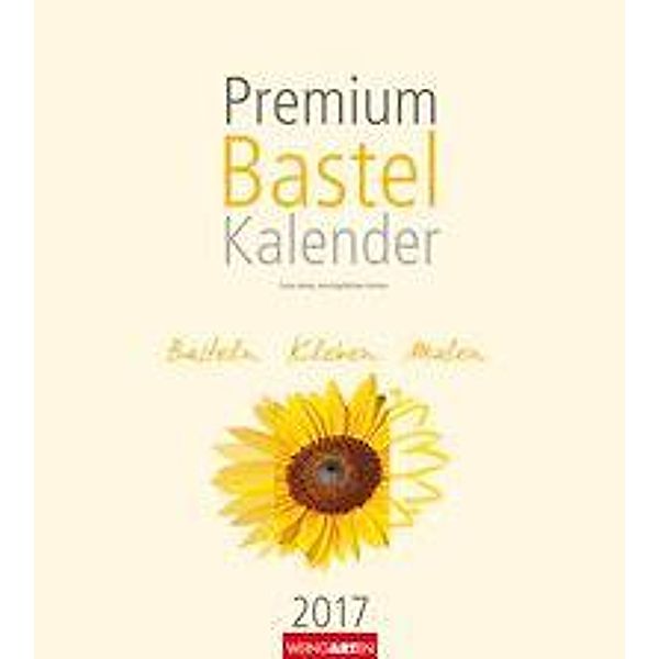 Premium Bastelkalender champagner 2017