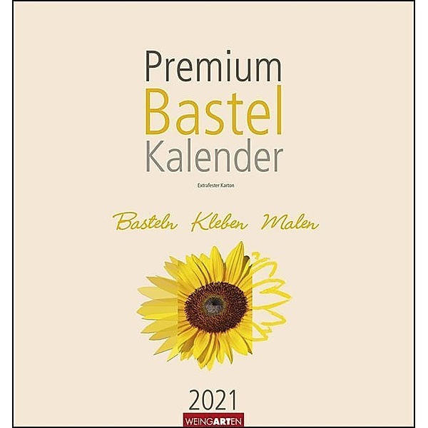Premium Bastelkalender champagner 2020
