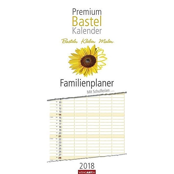 Premium Bastelkalender Familienplaner 2018