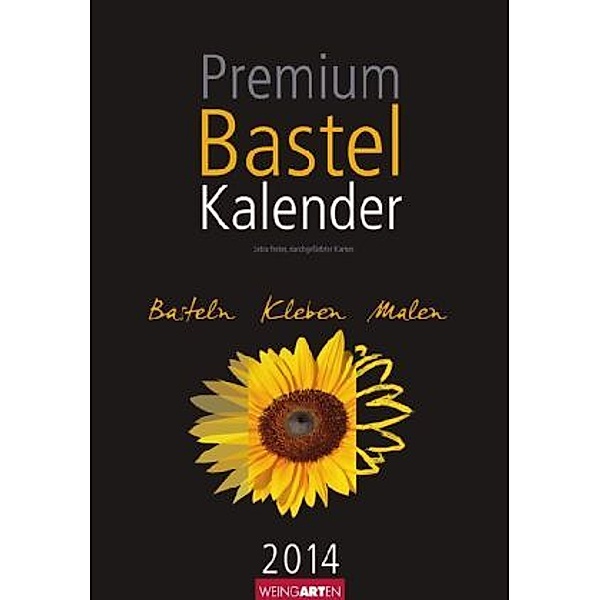 Premium Bastelkalender, schwarz (33 x 23 cm) 2014