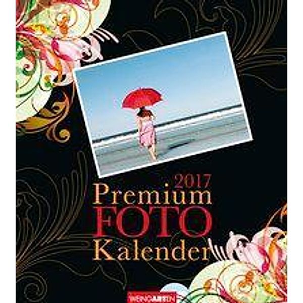 Premium FOTO Kalender 2017 Floral Black 2017