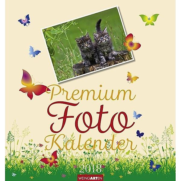 Premium FOTO Kalender, Wiese 2018