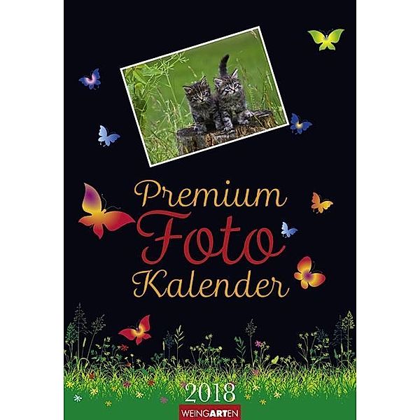 Premium FOTO Kalender, Wiese Black 2018