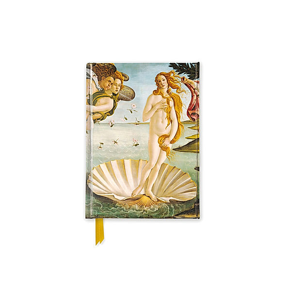 Premium Notizbuch DIN A6: Sandro Botticelli, Die Geburt der Venus, Flame Tree Publishing