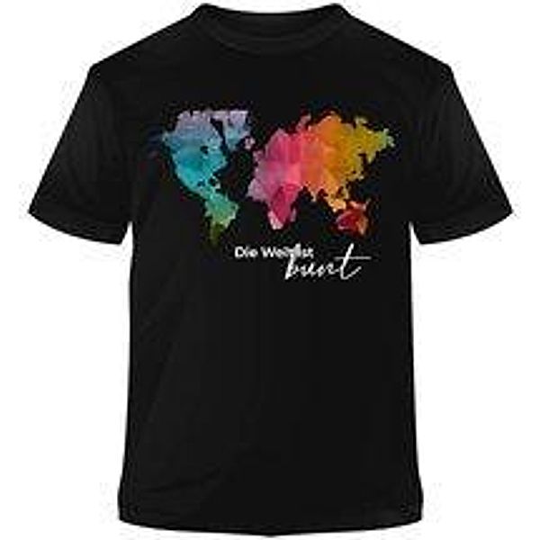 Premium-T-Shirt Die Welt ist bunt