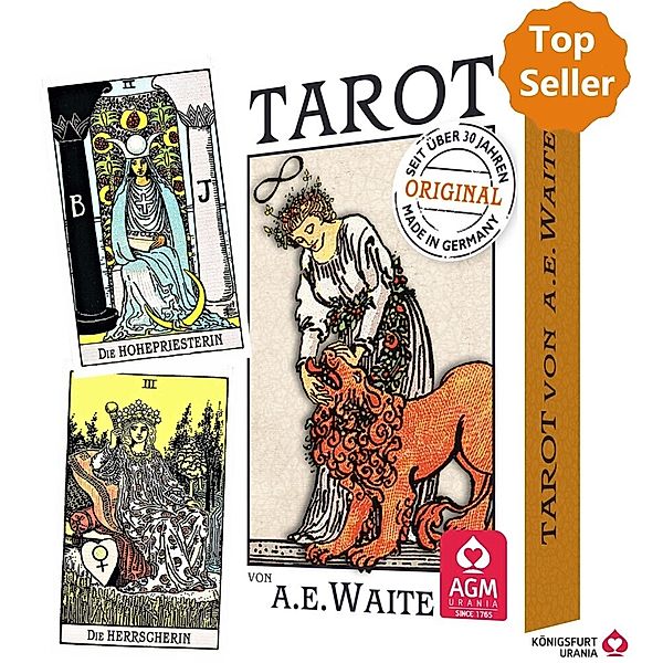 Premium Tarot von A.E. Waite, m. 1 Buch, m. 78 Beilage, Arthur Edward Waite