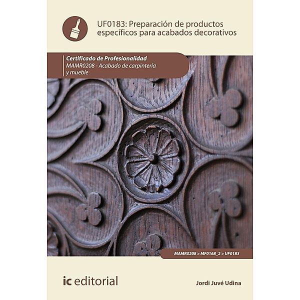 Preparación de productos específicos para acabados decorativos. MAMR0208, Jordi Juvé Udina